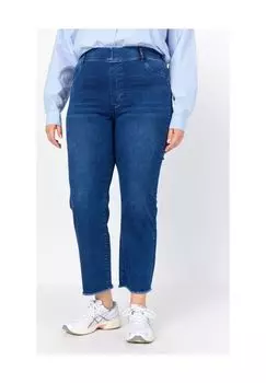 Джинсы «WA-Cille 2», стираные, длина до щиколотки, женские Wasabi Concept, цвет Medium Blue