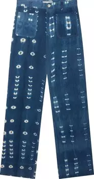 Джинсы Wales Bonner Brooklyn Jeans Vintage Tie Dye, разноцветный