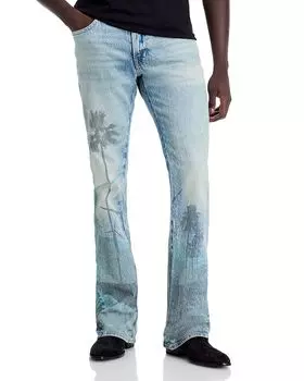 Джинсы Walker Kick Flare Bootcut в цвете Spring Break Blue Hudson, синий