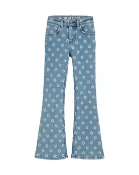 Джинсы WE Fashion Flared Jeans, цвет Blue denim/Light blue