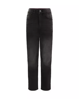 Джинсы WE Fashion Tapered Jeans rise mom, черный