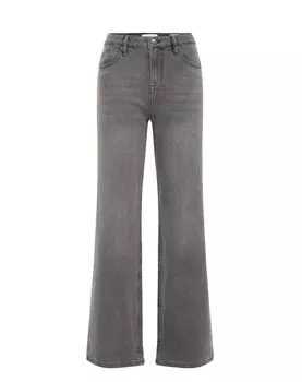 Джинсы WE Fashion Wide leg Jeans, серый деним
