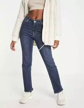 Джинсы Weekday эластичного цвета в винтажном синем цвете