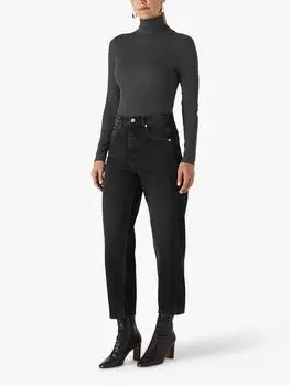 Джинсы Whistles Authentic Barrel, черные