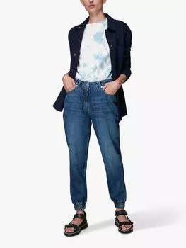 Джинсы Whistles Authentic Izzey Cuff, синий деним