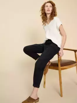 Джинсы White Stuff Freya Straight Leg, цвет washed black