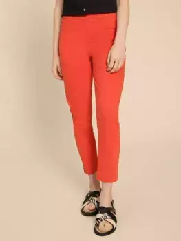 Джинсы White Stuff Janey Cropped Jeggings, цвет bright/orange