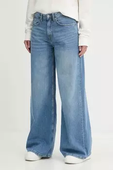 Джинсы WIDE LEG JEANS MW VINTAGE с широкими штанинами Pepe Jeans, синий