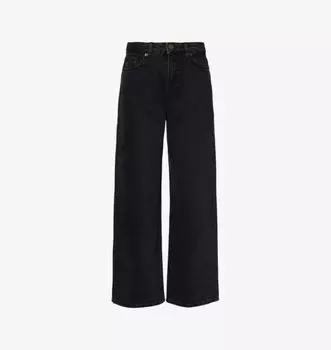 Джинсы Willow с широкими штанинами и средней посадкой Skall Studio, черный