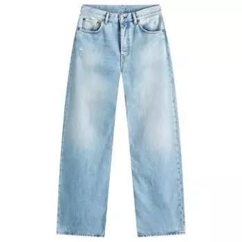 Джинсы винтажные средней посадки 2021 года Acne Studios, голубой