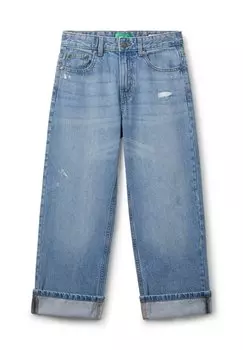 Джинсы WITH TEARS United Colors of Benetton, синий