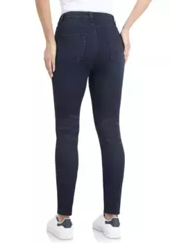Джинсы Wonderjeans с завышенной талией "High Waist WH72", высокого кроя, слегка укороченные брючины, цвет Dark Blue Light Used