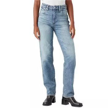 Джинсы Wrangler 112343582 Mom Straight Fit, синий