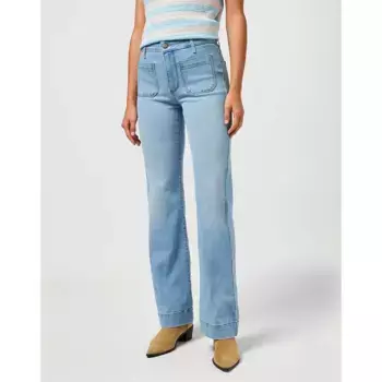 Джинсы Wrangler 112351048 Flare, синий