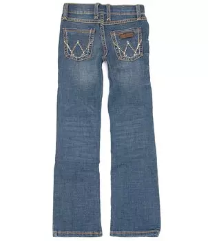 Джинсы Wrangler Big Girls 7–16 в стиле вестерн Bootcut, синий