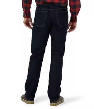 Джинсы Wrangler Regular Fit прямого кроя из эластичного денима, синий