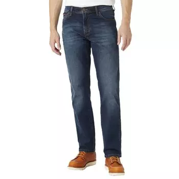 Джинсы мужские Wrangler Texas Stretch с эффектом потертости, синий