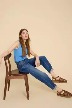 Джинсы выходного дня Freya White Stuff, синий