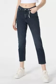 Джинсы выше щиколотки, по всему телу Colin'S, синий