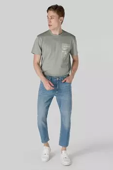 Джинсы выше щиколотки со средней посадкой на талии Colin'S, синий