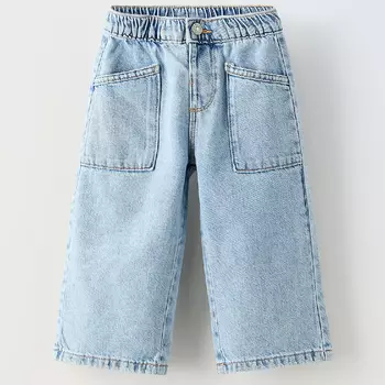 Джинсы Zara Flowing Elasticated, светло-голубой