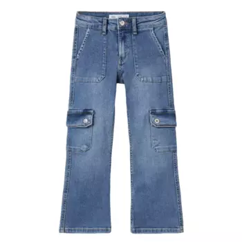 Джинсы Zara Kids Stretch Fit Cargo, синий