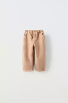Джинсы ZARA, персик