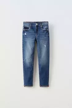 Джинсы ZARA, синий