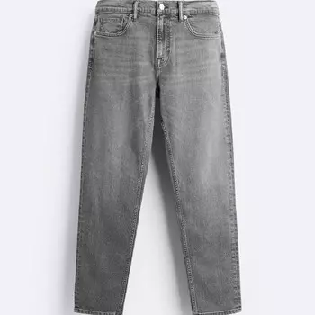 Джинсы Zara Slim Fit, серый