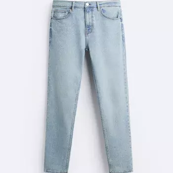 Джинсы Zara Slim Fit, светло-синий