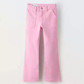 Джинсы Zara Summer Camp Bootcut, розовый