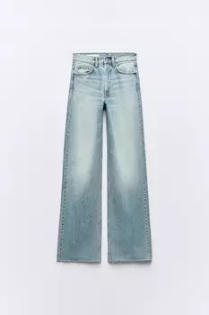 Джинсы Zara Trf High-rise, светло-синий