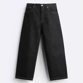 Джинсы Zara X Studio Nicholson Balloon-fit, черный