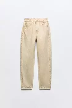 Джинсы Zara Z1975 Mom-fit, песочный