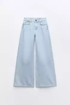 Джинсы Zara Z1975 Palazzo, голубой