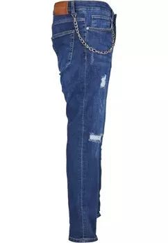 Джинсы зауженного кроя 2Y Studios, синий