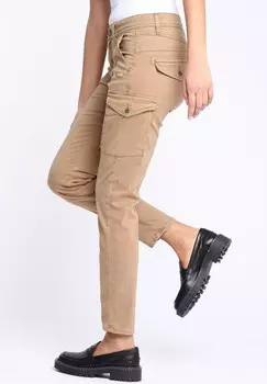 Джинсы зауженного кроя AMELIE-POWER Gang, бежевый