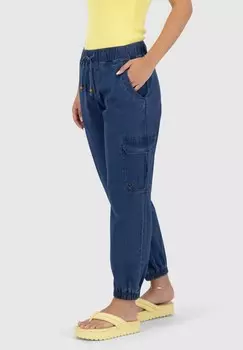 Джинсы зауженного кроя ANGELIQUE alife & kickin, темно-синий деним