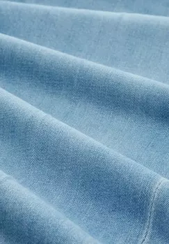 Джинсы зауженного кроя CROPPED TOM TAILOR, светло-голубой