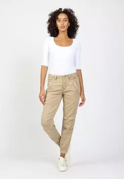 Джинсы зауженного кроя Gang, светло-коричневый