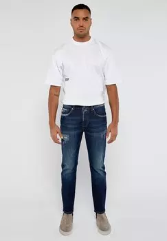 Джинсы зауженного кроя Goldgarn, цвет dark blue denim