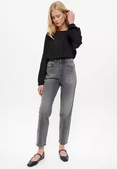 Джинсы зауженного кроя Greenpoint, серый деним