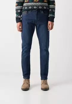 Джинсы зауженного кроя INDICODE JEANS, темно-синий деним