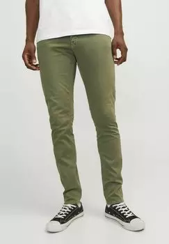 Джинсы зауженного кроя Jack & Jones, цвет deep lichen green