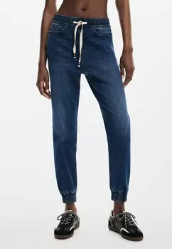 Джинсы зауженного кроя JOGGER Desigual, темно-синий