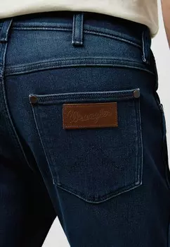 Джинсы зауженного кроя LARSTON Wrangler, синий деним