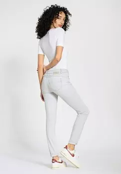 Джинсы зауженного кроя Nele Gang, серый деним