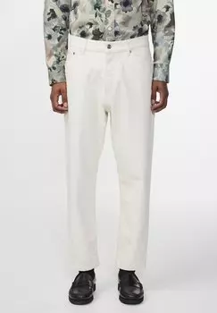 Джинсы зауженного кроя NN.07, цвет ecru