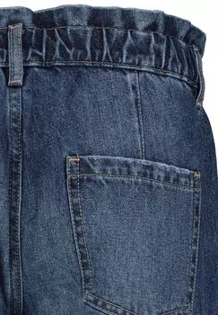 Джинсы зауженного кроя Paperbag Sublevel, синий