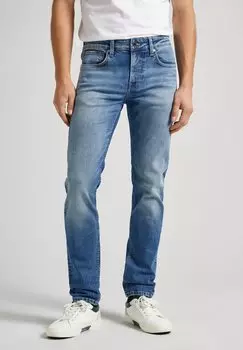 Джинсы зауженного кроя Pepe Jeans, цвет denim